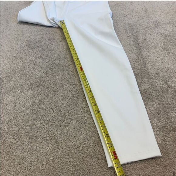 FREDDY WR.UP white faux leather vegan High Waisted 7/8 Length leggings Sz L NWT - Picture 9 of 10